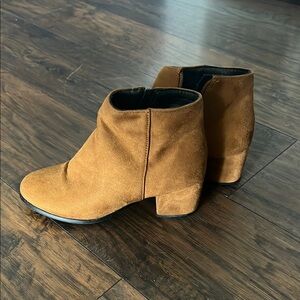 Brown Suede Ankle Boots